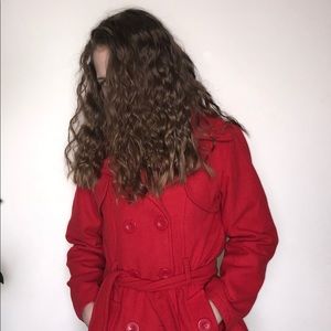 red coat made by dollhouse